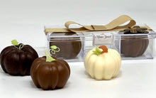 Load image into Gallery viewer, Midi Chocolate Pumpkins in Acrylic Gift Box