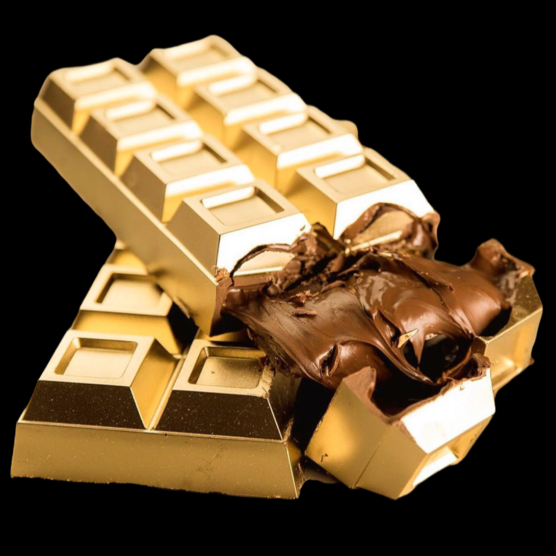 500g Golden Chocolate Bar – Misses Sweet