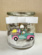 Load image into Gallery viewer, Easter Brigadeiro Cookie Glass Container truck