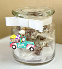 Load image into Gallery viewer, Easter Brigadeiro Cookie Glass Container truck