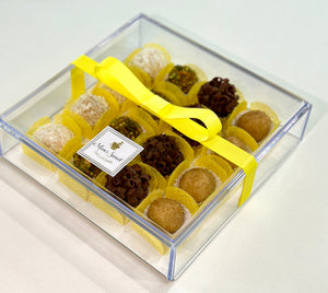 Acrylic brigadeiro gift box