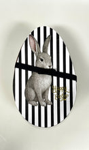 Load image into Gallery viewer, Stuffed Black and White Chocolate Bunny - varied sizes