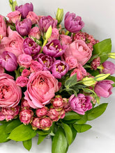 Load image into Gallery viewer, Valentines Acrylic Gift Box with Cake and Flower Arrangements PINK COLOR