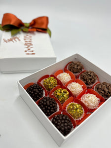 Thanksgiving gift box brigadeiros