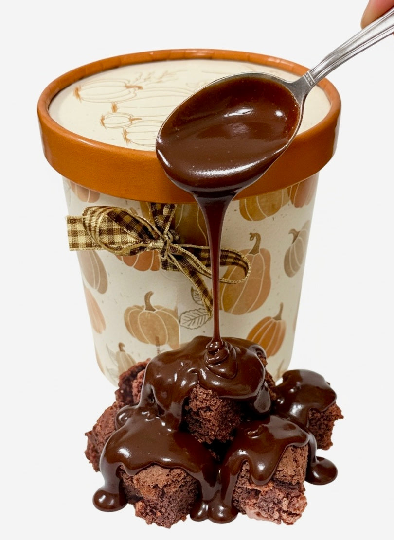 Fall Brigadeiro Covered Brownies