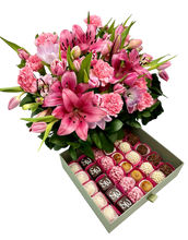 Load image into Gallery viewer, Sweets &amp; Flower Luxury Paper Gift Box