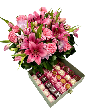 Sweets & Flower Luxury Paper Gift Box