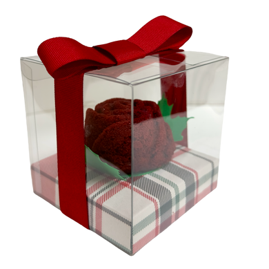 Red Flower Cake Individual