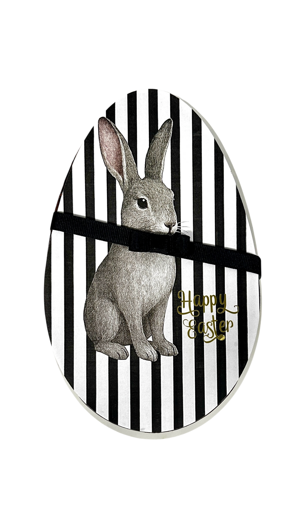 Stuffed Black and White Chocolate Bunny - varied sizes
