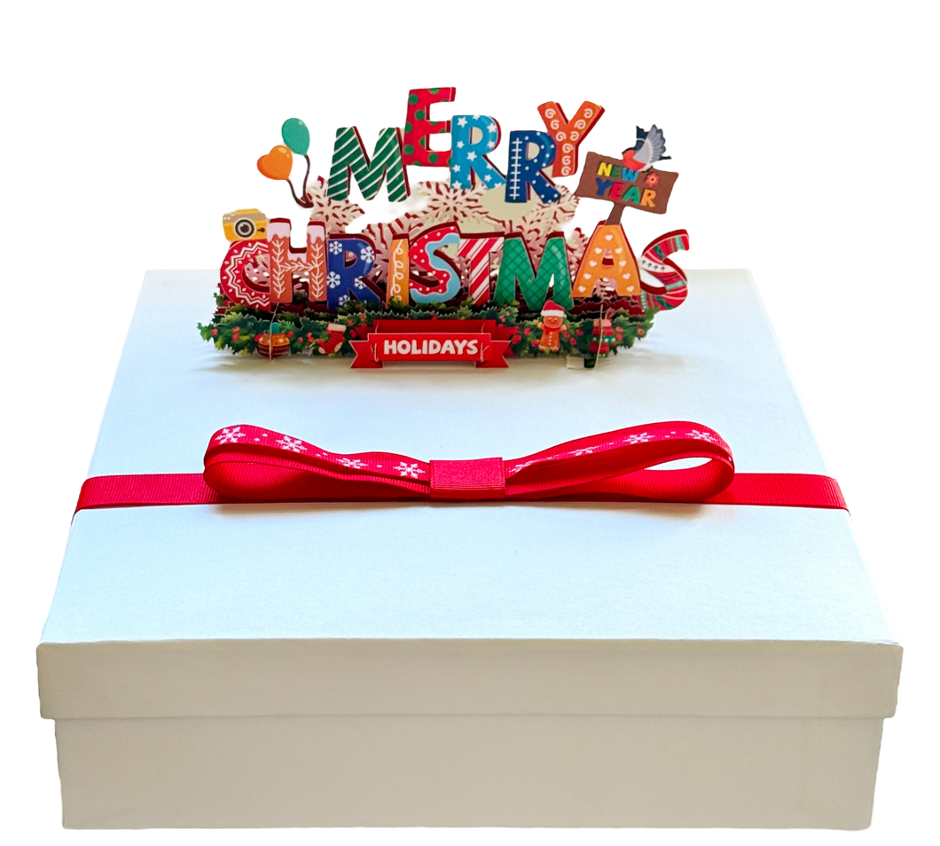 Pop-up Brigadeiro Gift Box + Flower wrapping