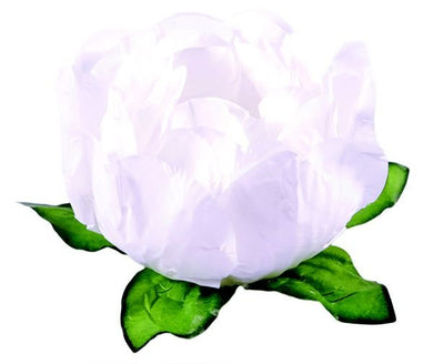 Bela Wrapping - white with green leaf