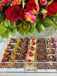 Sweets & Flower Luxury Acrylic Gift Box