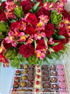 Sweets & Flower Luxury Acrylic Gift Box