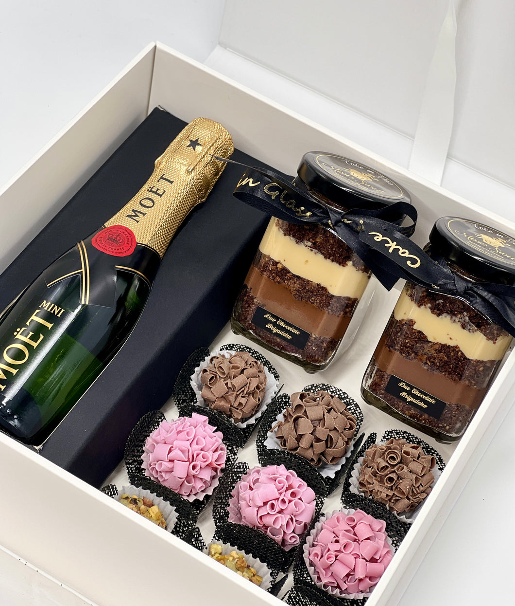 Gift Box with Sweets | Cake | Beverage