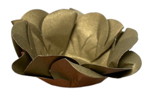 Flower Wrapping - Golden Green