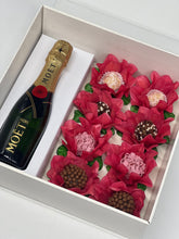 Load image into Gallery viewer, Sweets with Beverage Gift Box + flower wrappings