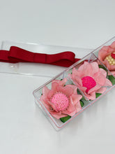 Load image into Gallery viewer, Valentines Acrylic Gift Box with Flower Wrappings