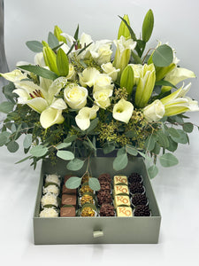 Sweets & Flower Luxury Paper Gift Box