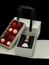 Load image into Gallery viewer, Midi Sweet &amp; Beverage Briefcase with Flower Wrapping