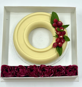 Luxury Cake Rigid Paper Gift Box With Flowers