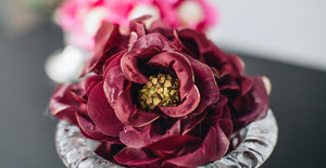 Cloth Flower Wrappings - Burgundy