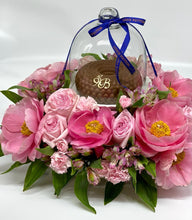 Load image into Gallery viewer, Luxury Flower Arrangement with Cake and Cake Stand