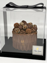 Load image into Gallery viewer, Luxury Acrylic Gift Box with Chocolate Bonbon cake