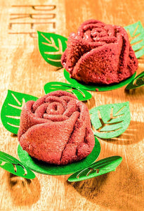 Catering Red velvet flower cake